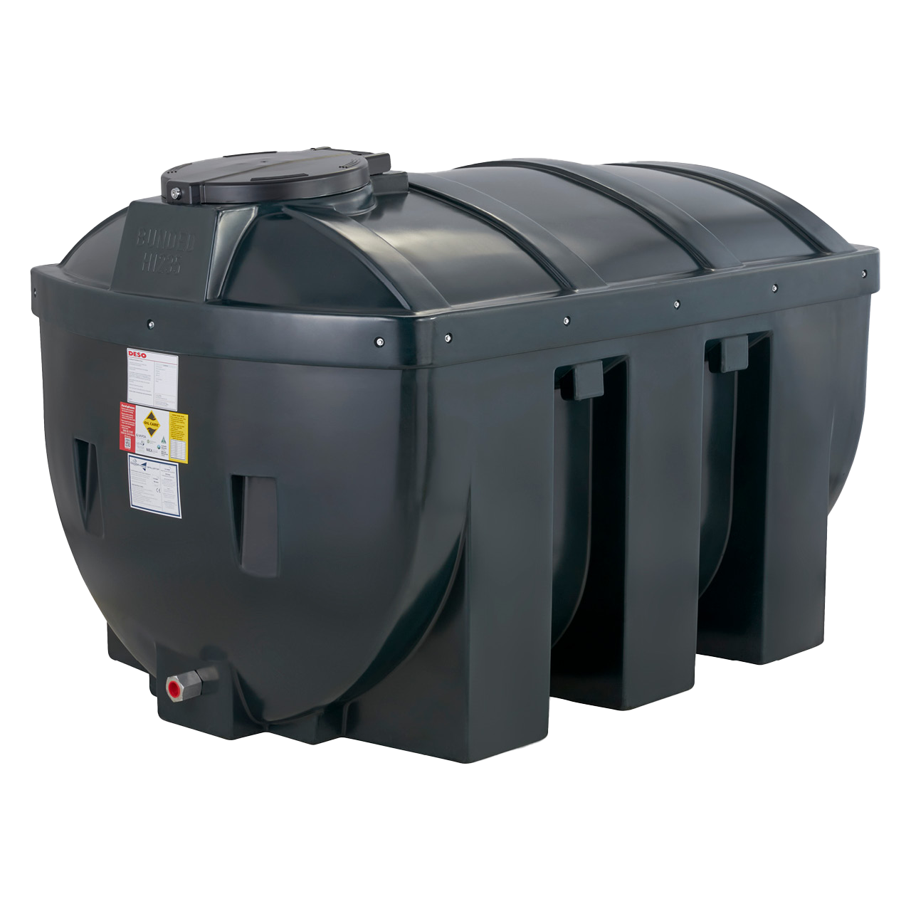 1,235L Horizontal Bunded Oil Tank
