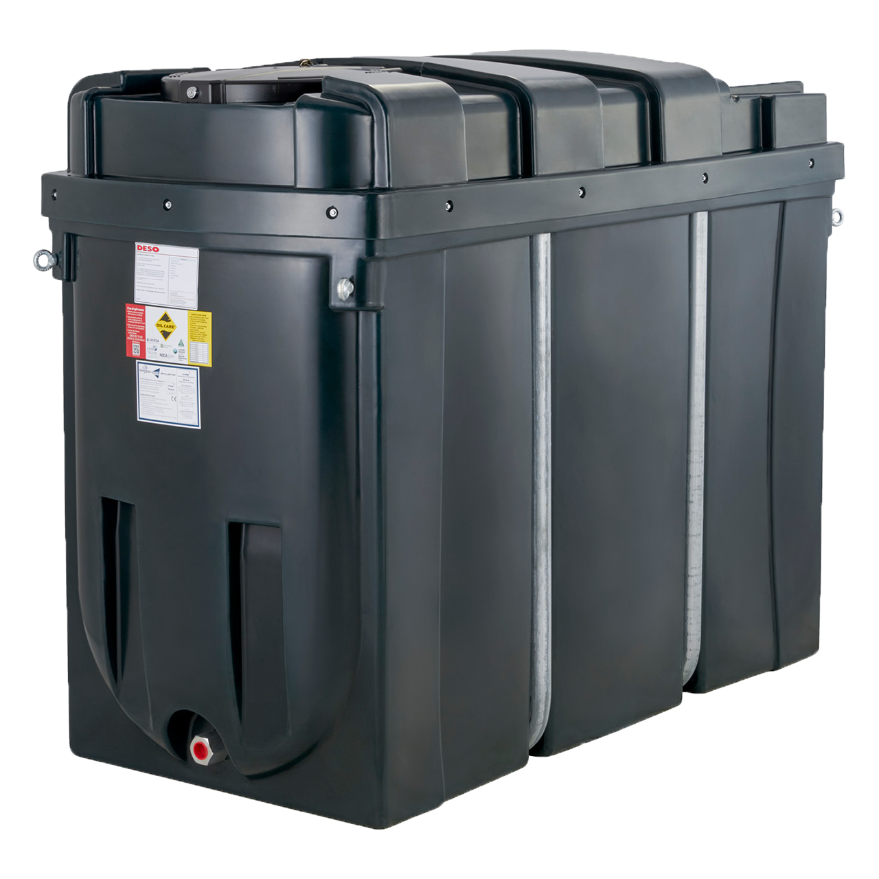 1,550L Horizontal Bunded Oil Tank