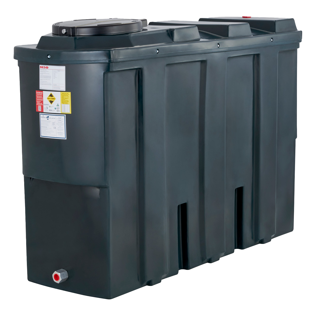 1,000L Slimline Bunded Oil Tank
