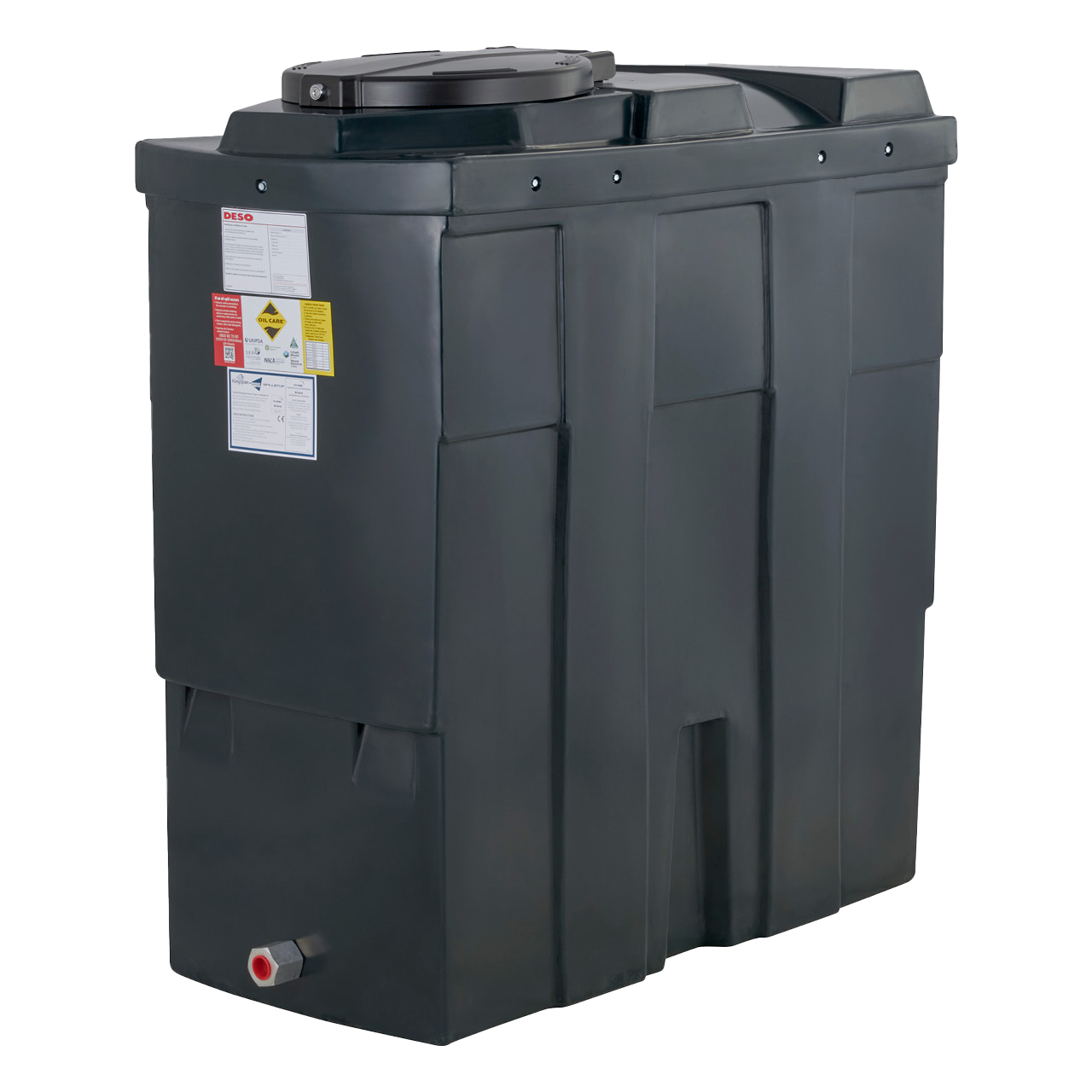 650L Slimline Bunded Oil Tank