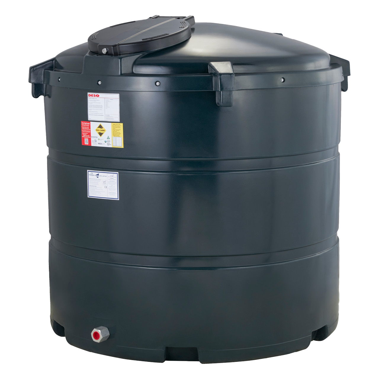 1,340L Vertical Bunded Oil Tank
